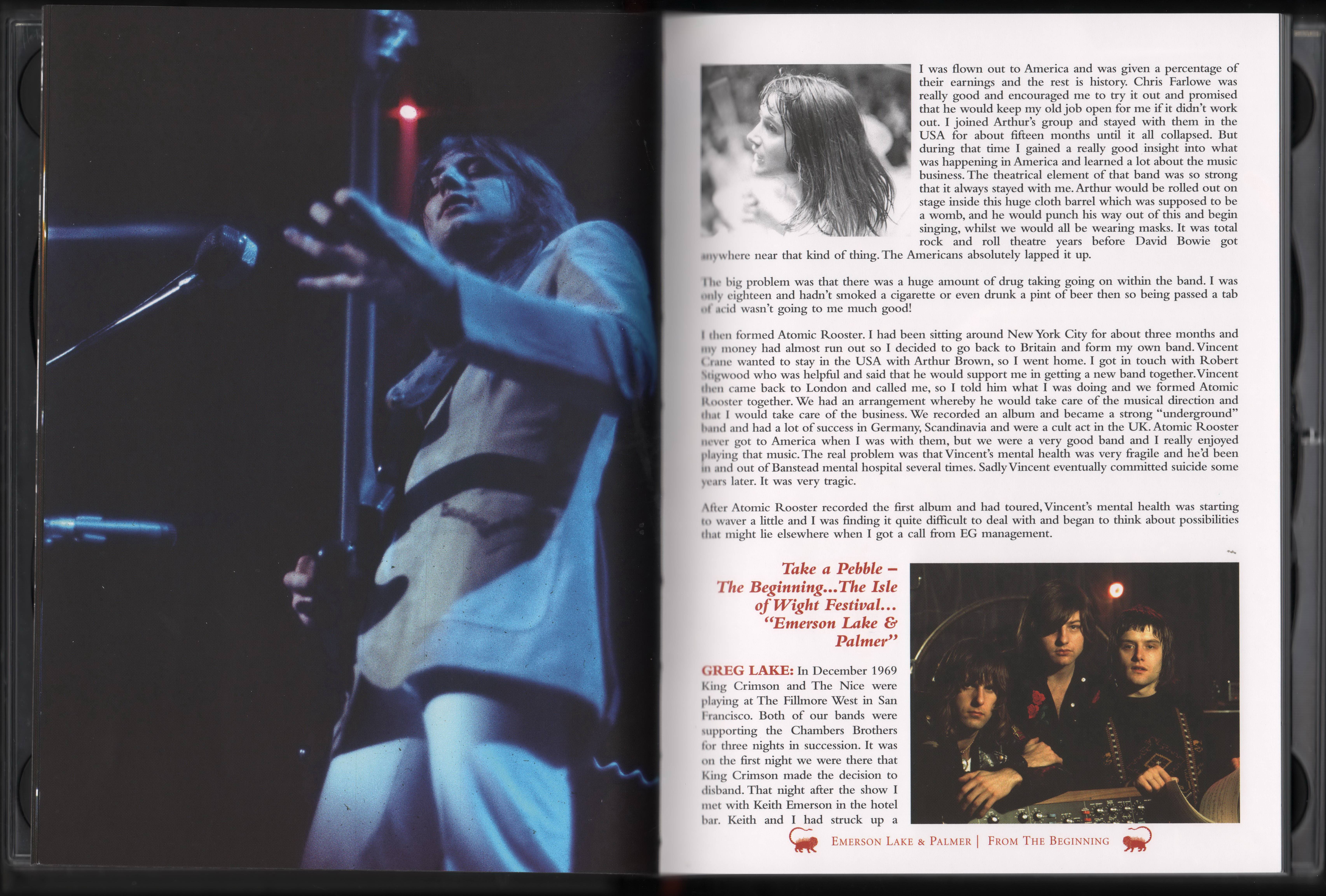 Emerson, Lake and Palmer From the Beginning [Booklet06 aus]